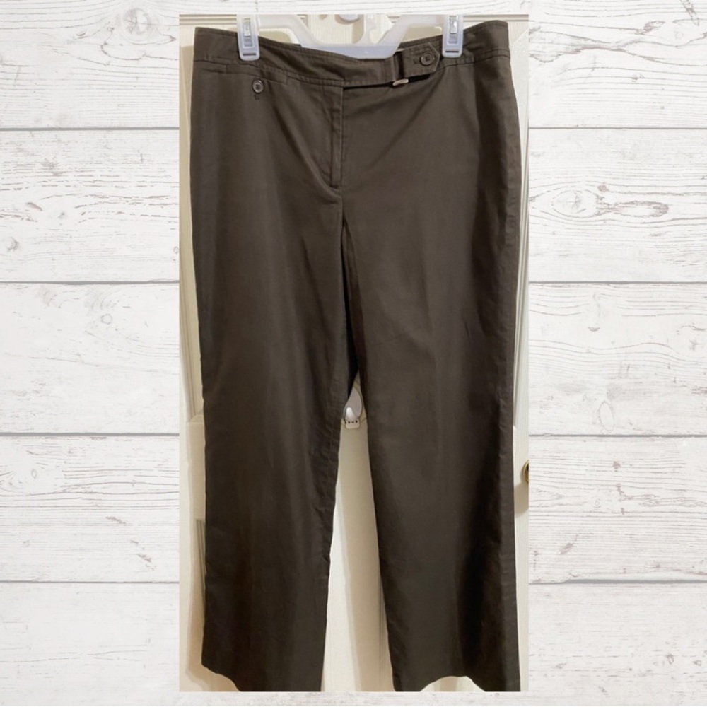 Ann Taylor Signature fit brown lined pants/size 12/Good condition